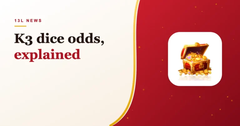 13L K3 Dice Odds: The Real Maths Behind Every Total