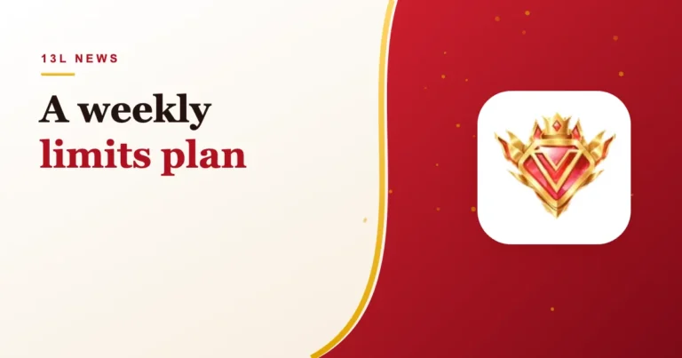A Simple Weekly Limits Plan for 13L Players